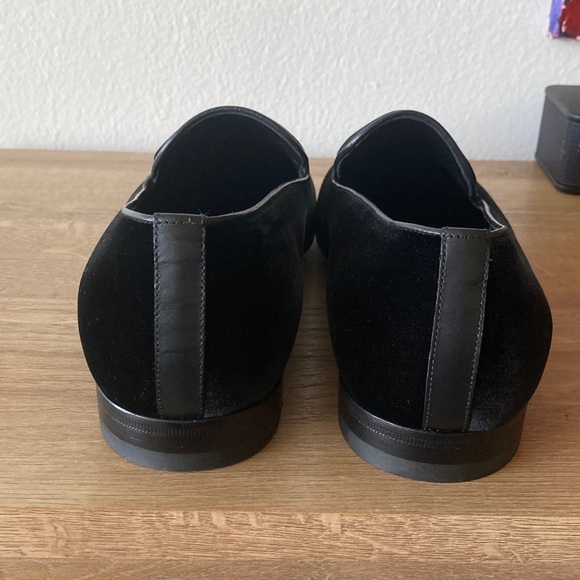 Ermenegildo Zegna Black Velvet Tassel Loafers main image 4